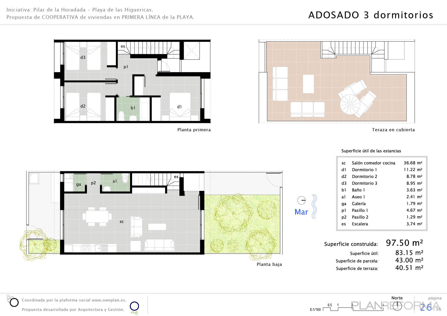 Baño, Dormitorio, Cocina, Escalera style contemporaneo color blanco, gris, negro  diseñado por Ownplan S.L. | Arquitecto 