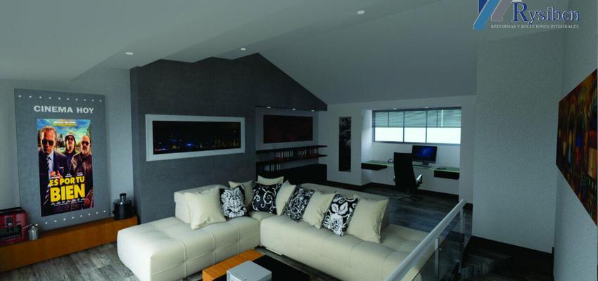 Estudio Estilo moderno Color amarillo, blanco  diseñado por Rysibcn SL | Gremio 