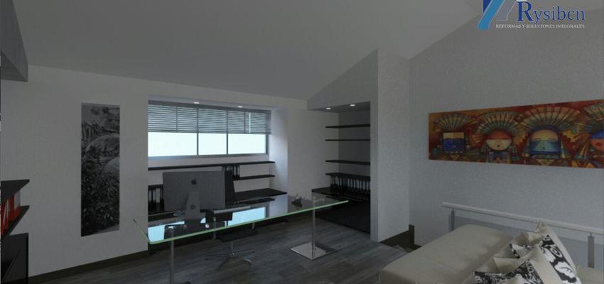 Estudio Estilo moderno Color marron, gris, gris  diseñado por Rysibcn SL | Gremio 