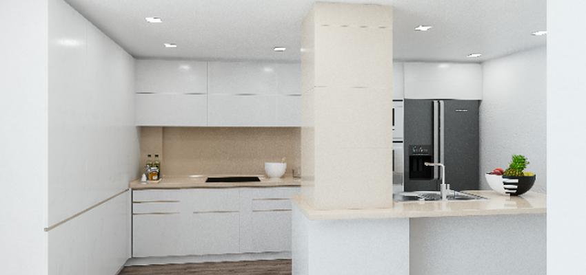 Comedor, Cocina Estilo moderno Color beige, blanco, gris  diseñado por Rysibcn SL | Gremio 