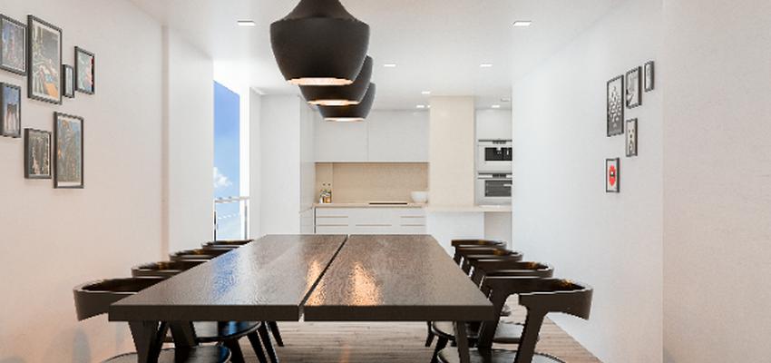 Comedor, Cocina Estilo moderno Color marron, blanco, gris  diseñado por Rysibcn SL | Gremio 