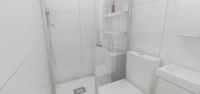 Baño Estilo moderno Color blanco, gris  diseñado por Rysibcn SL | Gremio 