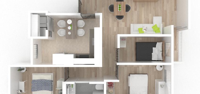 Salon Estilo moderno Color beige, blanco, gris  diseñado por Rysibcn SL | Gremio 