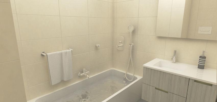 Baño Estilo moderno Color beige, blanco, gris  diseñado por Rysibcn SL | Gremio 