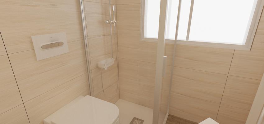 Baño Estilo moderno Color beige, marron, blanco  diseñado por Rysibcn SL | Gremio 