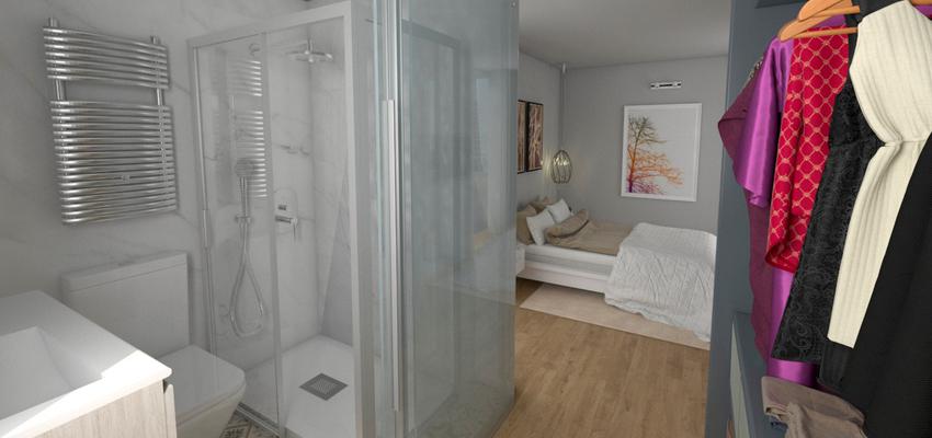 Baño, Dormitorio, Tocador Estilo moderno Color beige, marron, blanco  diseñado por Rysibcn SL | Gremio 