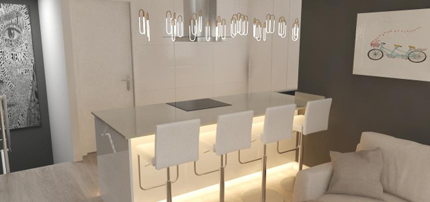 Cocina Estilo moderno Color beige, blanco  diseñado por Rysibcn SL | Gremio 