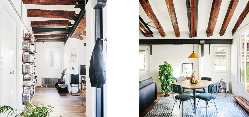 Comedor, Pasillo Estilo moderno Color marron, marron, blanco, gris, negro  diseñado por mcd/studio | Arquitecto | Copyright soy propietario de la imagen