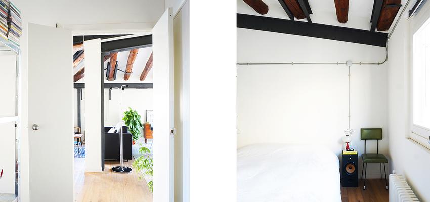 Dormitorio, Pasillo Estilo contemporaneo Color verde, marron, marron, blanco  diseñado por mcd/studio | Arquitecto | Copyright soy propietario de la imagen