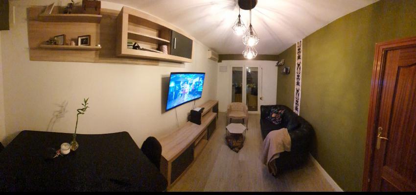 Salon Estilo vintage Color verde, beige, blanco  diseñado por Damian | Gremio | Copyright Bryan