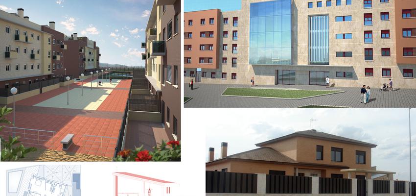 Exterior style contemporaneo color beige, marron, marron  diseñado por Acedo Arquitectura y Urbanismo, S.L.P.U. | Arquitecto 