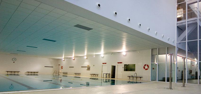 Piscina Estilo moderno Color gris, gris, negro  diseñado por Ortega Arquitectos Técnicos | Arquitecto Técnico | Copyright Igor Ortega