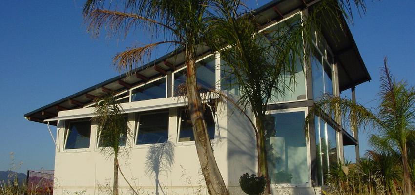 Exterior Estilo contemporaneo Color azul  diseñado por geert-hugo clarysse | Interiorista | Copyright gh