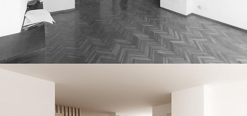 Comedor, Cocina, Salon Estilo contemporaneo Color marron, blanco, gris  diseñado por WENNBERG | Arquitecto | Copyright WENNBERG