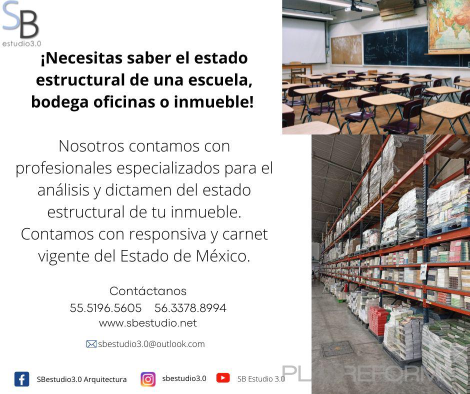 Bodega, Exterior, Oficina Estilo tradicional Color azul cielo, blanco, gris  diseñado por SB estudio 3.0 | Arquitecto | Copyright si es mia