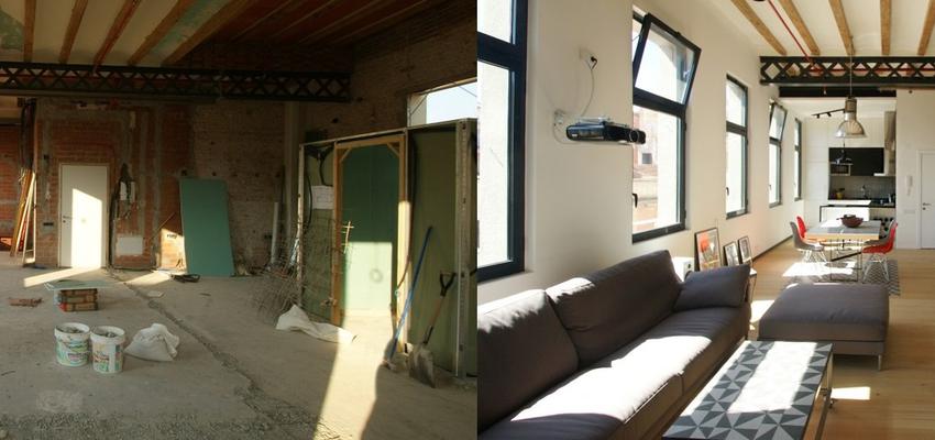 Loft Estilo mediterraneo Color blanco, bronce  diseñado por Habitium | Arquitecto Técnico 