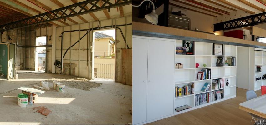 Loft Estilo mediterraneo Color blanco, bronce  diseñado por Habitium | Arquitecto Técnico 