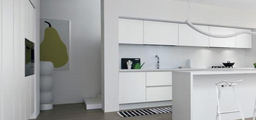 Cocina style moderno color verde, marron, blanco, gris  diseñado por Kubic Marbella | Arquitecto | Copyright © Copyright - Kubic Marbella