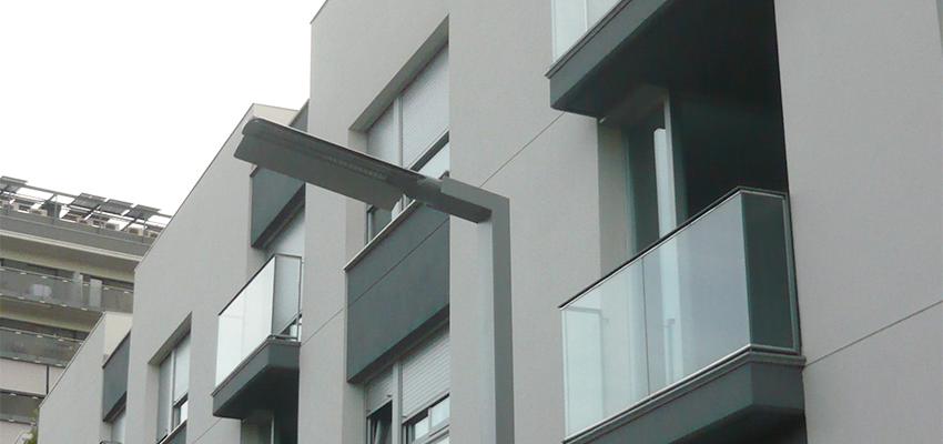 Balcon, Exterior Estilo moderno Color gris, gris  diseñado por Susana Pastor | Arquitecto | Copyright Susana Pastor