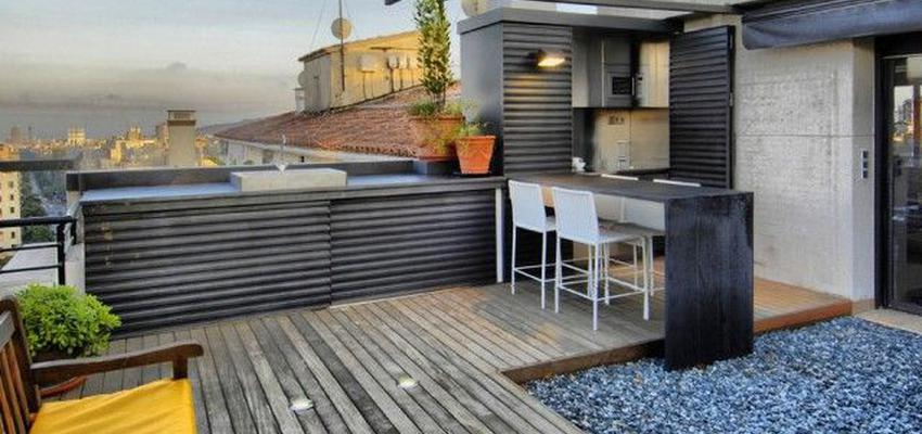 Exterior Estilo moderno Color blanco, gris, negro  diseñado por Serveis Generals. JW | Gremio 