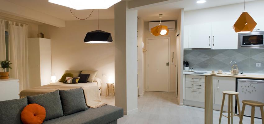 Loft Estilo moderno Color marron, beige, blanco, gris, negro  diseñado por Studiotransparente | Interiorista 