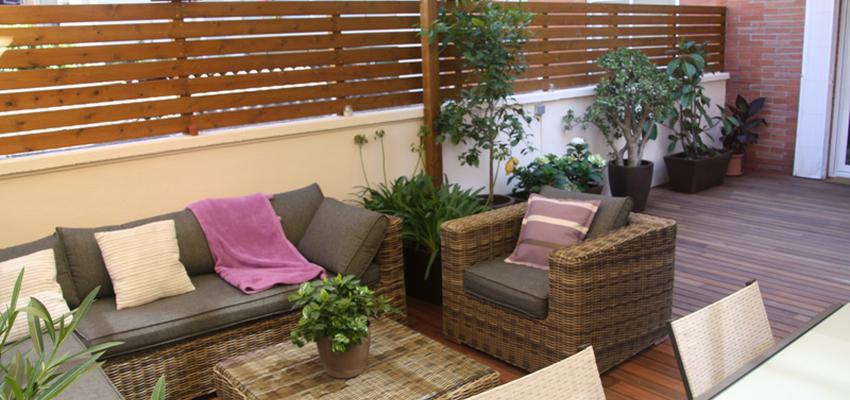 Terraza Estilo moderno Color rosa  diseñado por Areacons | Gremio | Copyright Xavi Oller