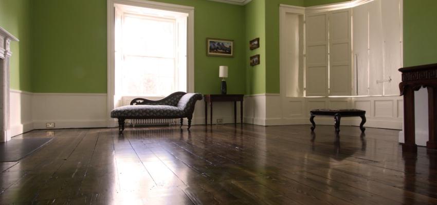 Salon style contemporaneo color verde, marron, blanco, negro  diseñado por BONA | Marca colaboradora | Copyright Bona