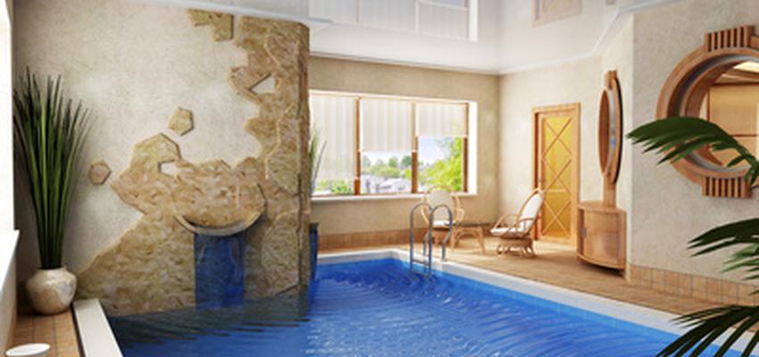 Piscina Estilo rustico Color marron, beige  diseñado por Jesús Hernández Sacristán | Gremio 