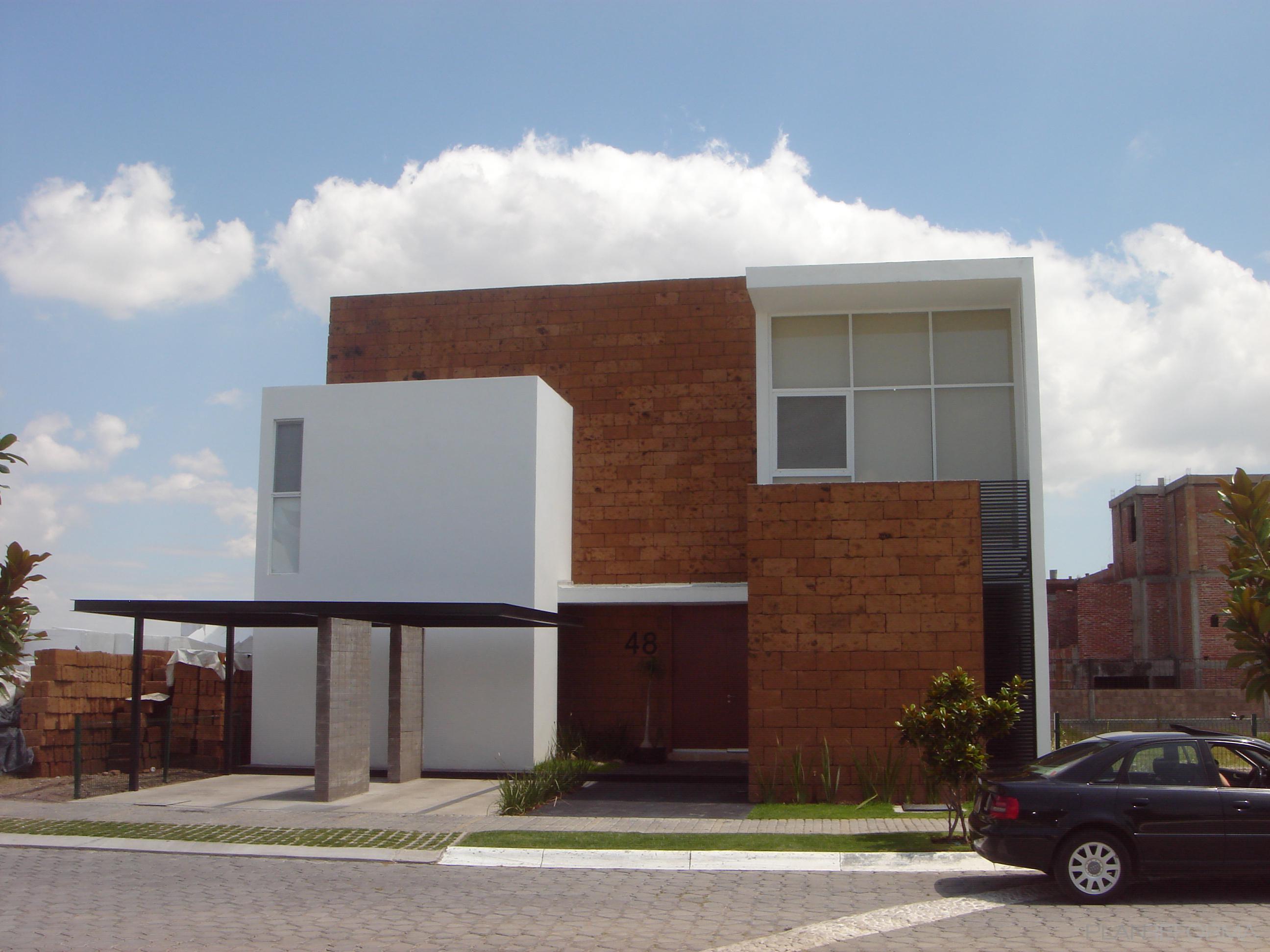 Exterior Estilo moderno Color azul cielo, azul