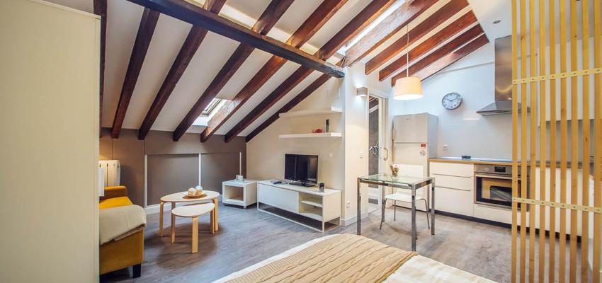 Salon Estilo moderno Color ocre  diseñado por Arkin | Arquitecto 