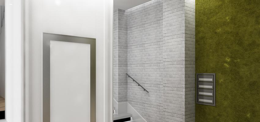 Vestibulo Estilo contemporaneo Color gris  diseñado por Arquiox Idea | Gremio 