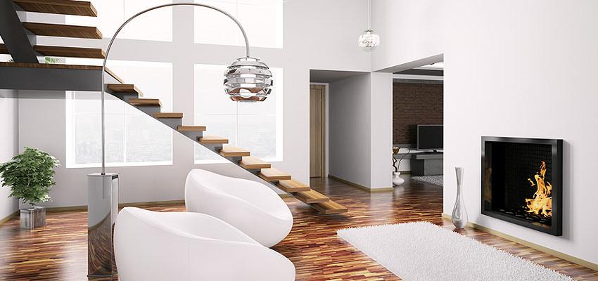 Sala de la TV, Salon, Escalera style moderno color marron, blanco, plateado  diseñado por Arquitecte Tecnic | Arquitecto Técnico 