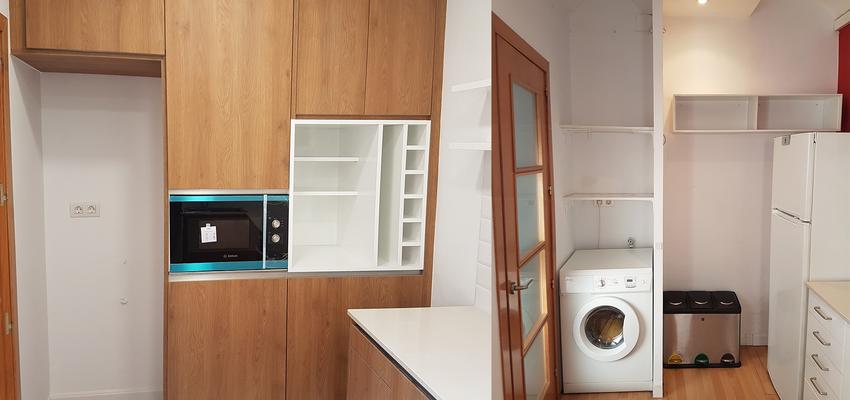 Cocina Estilo moderno Color marron, blanco, gris  diseñado por Solid Barcelona | Gremio 
