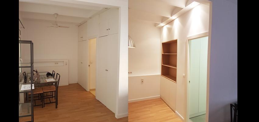 Comedor, Sala de la TV, Salon Estilo contemporaneo Color ocre, marron, blanco  diseñado por Solid Barcelona | Gremio 