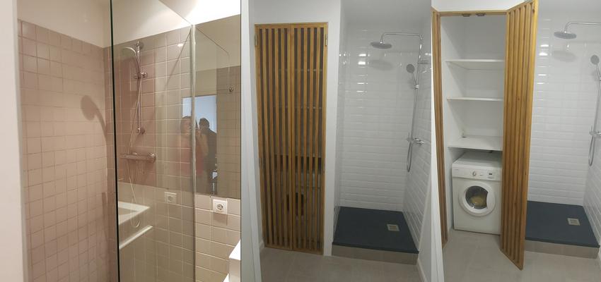 Baño Estilo contemporaneo Color beige, blanco, negro  diseñado por Solid Barcelona | Gremio 