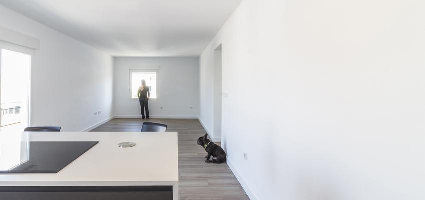 Comedor, Cocina, Salon Estilo moderno Color beige, blanco, negro  diseñado por acertus | Gremio | Copyright siacertus