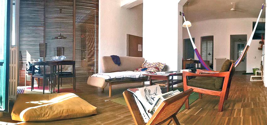 Comedor, Salon Estilo contemporaneo Color marron, marron, beige, blanco  diseñado por Jorge Ciboure | Arquitecto 