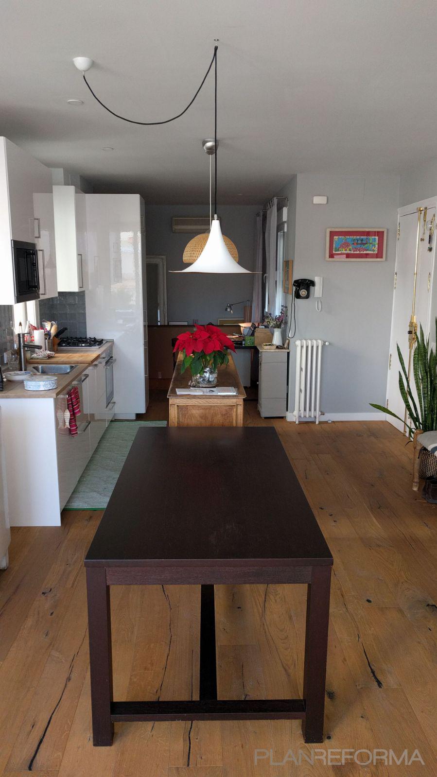 Comedor, Salon, Loft Estilo contemporaneo Color ocre, dorado  diseñado por Jorge Ciboure | Arquitecto 
