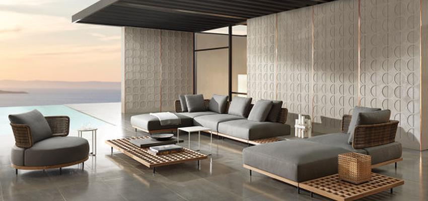 Terraza, Patio, Porche, Loft Estilo moderno Color marron, marron, beige, marron, blanco, gris, gris  diseñado por joigroupbarcelona3 | Gremio | Copyright joigroupbarcelona3
