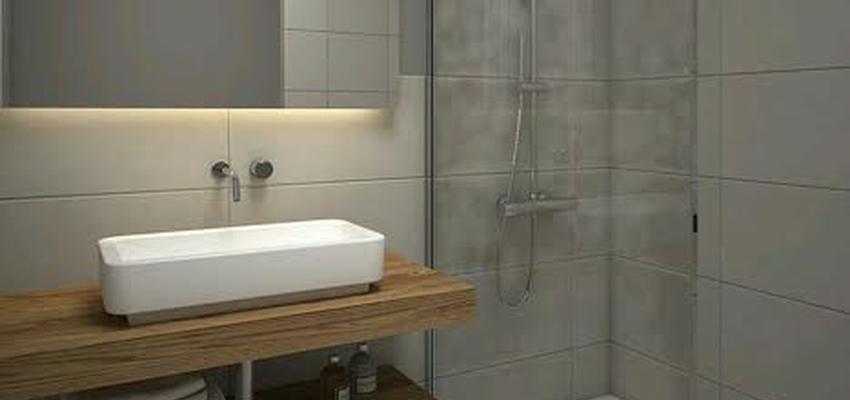 Baño Estilo moderno Color beige, marron, beige  diseñado por galasis | Gremio 
