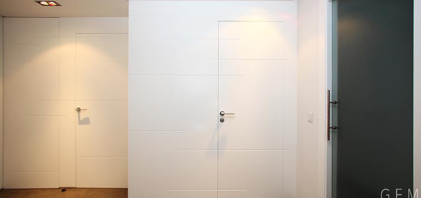 Recibidor Estilo vanguardista Color marron, blanco  diseñado por Gemmalo arquitectura interior | Interiorista | Copyright si