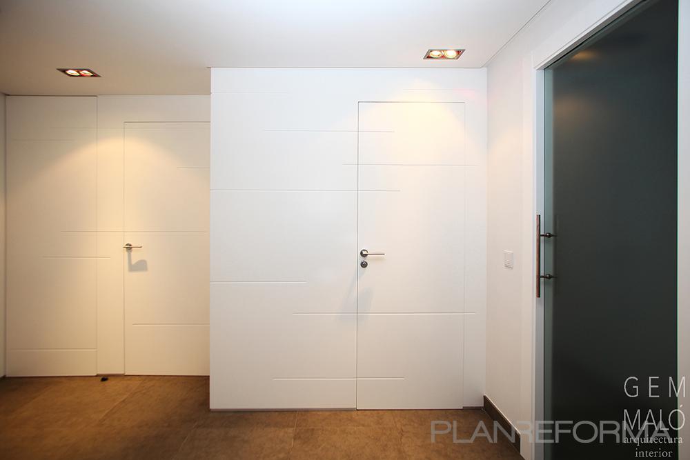 Recibidor Estilo vanguardista Color marron, blanco  diseñado por Gemmalo arquitectura interior | Interiorista | Copyright si