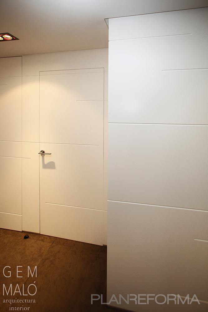 Recibidor Estilo vanguardista Color marron, blanco  diseñado por Gemmalo arquitectura interior | Interiorista | Copyright si