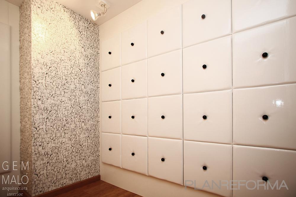 Vestidor Estilo vanguardista Color blanco  diseñado por Gemmalo arquitectura interior | Interiorista | Copyright si