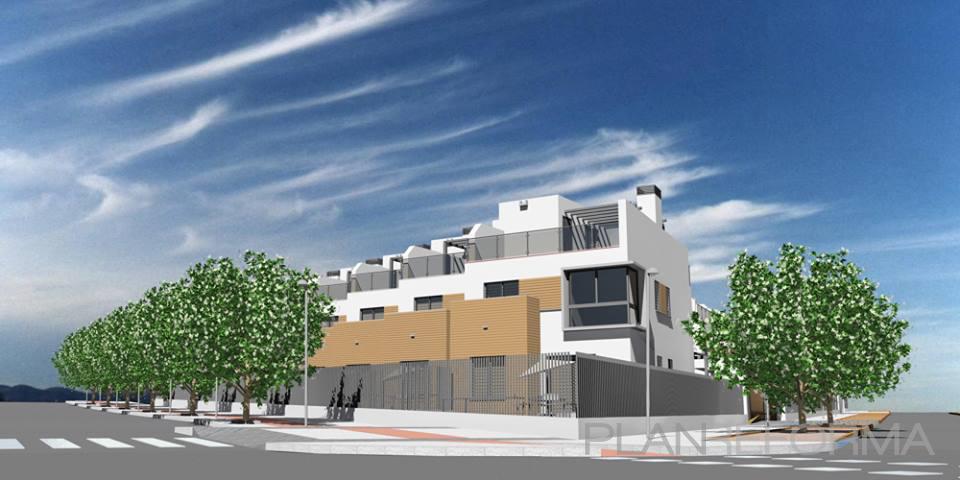 Exterior Estilo contemporaneo Color bronce  diseñado por Jose Maria Miro Benito | Arquitecto | Copyright PROPIETARIO