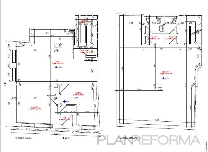 Dormitorio Estilo contemporaneo Color rojo, azul oscuro, gris  diseñado por Jose Maria Miro Benito | Arquitecto | Copyright FOTOGRAFÍA PROPIEDAD JOSÉ MARÍA MIRÓ BENITO