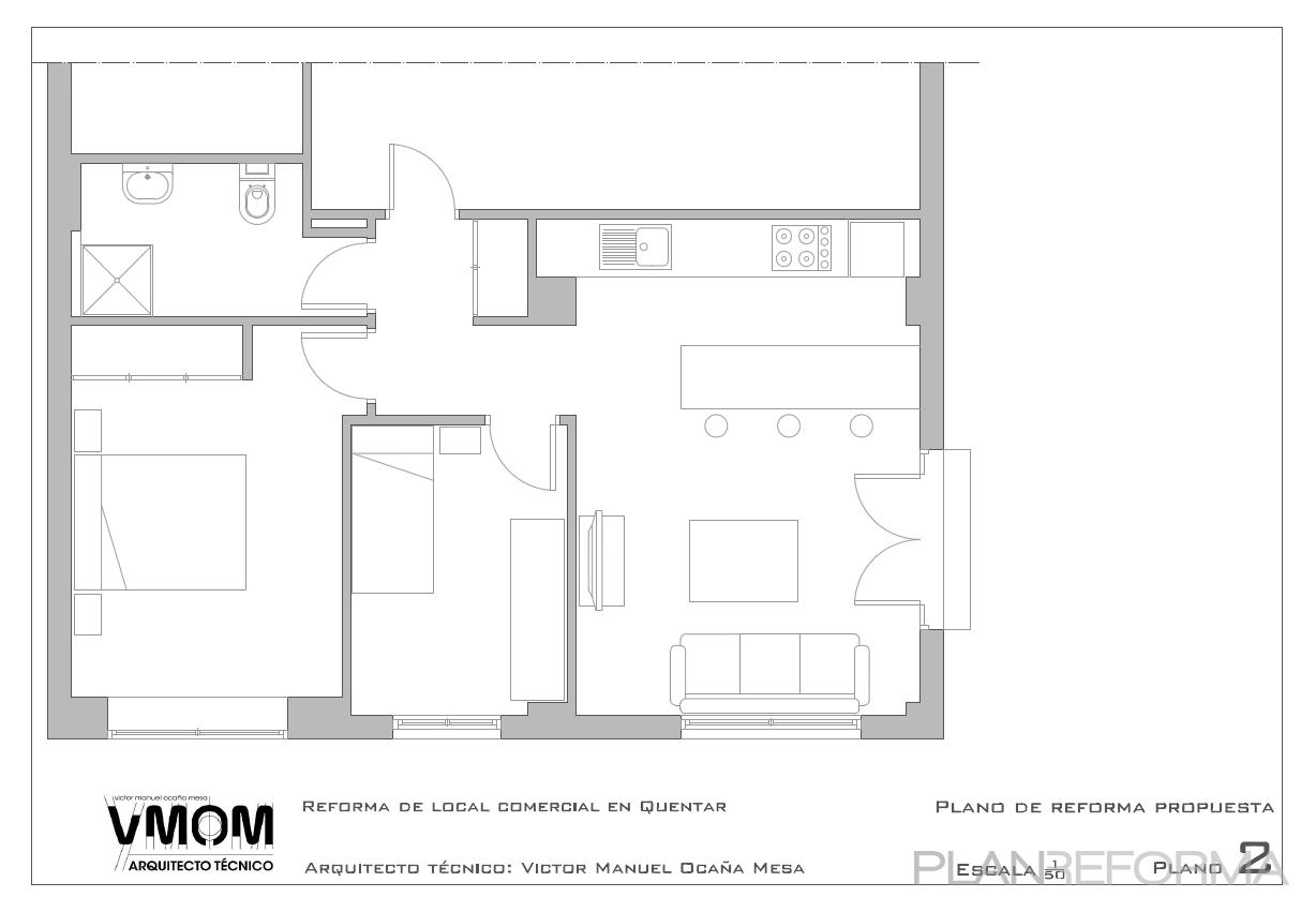 Exterior style tradicional color blanco, gris  diseñado por Victor Manuel Ocaña Mesa | Arquitecto Técnico 