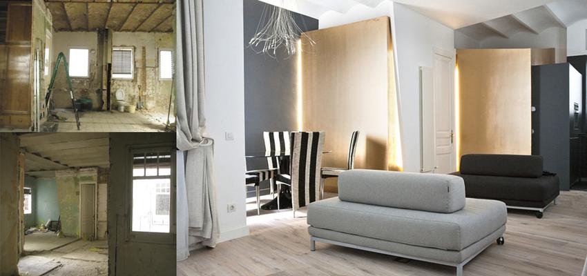 Salon style moderno color blanco, gris  diseñado por jorge rangel | Arquitecto 