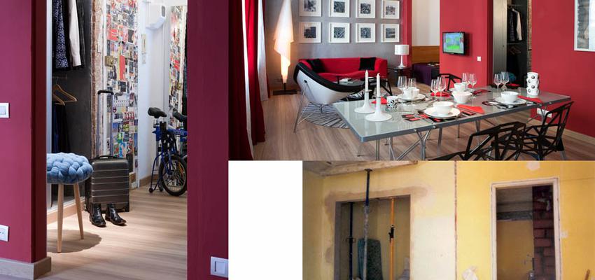 Comedor, Recibidor, Pasillo style contemporaneo color rojo, ocre, negro  diseñado por jorge rangel | Arquitecto | Copyright stephan zahring