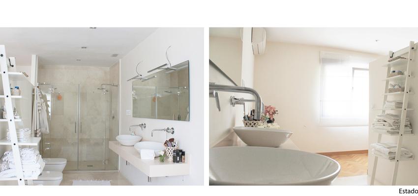 Baño style contemporaneo color beige, beige, blanco  diseñado por BN ARQUITECTOS  | Arquitecto 